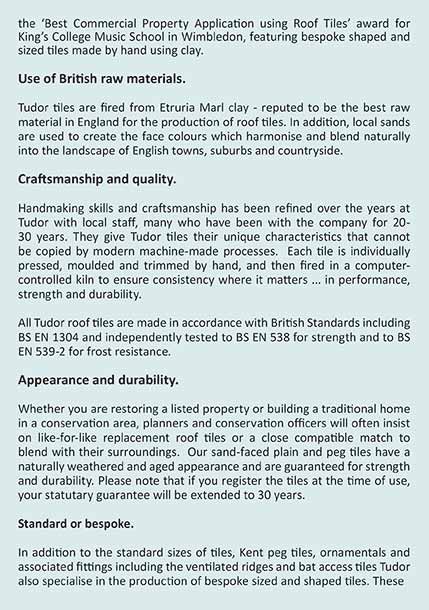 Why Buy Tudor Tiles page 3